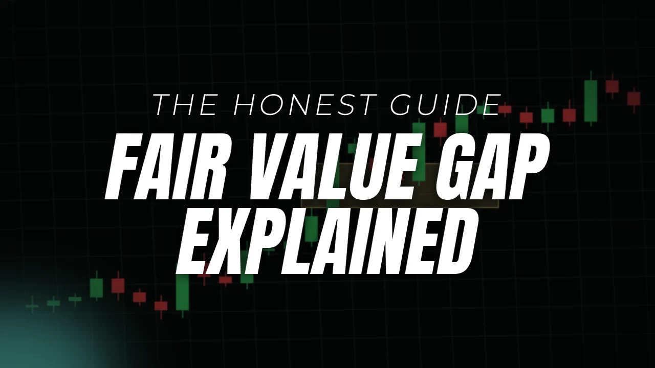 Fair value gap explained, the honest guide, cover image over a real futures footprint chart